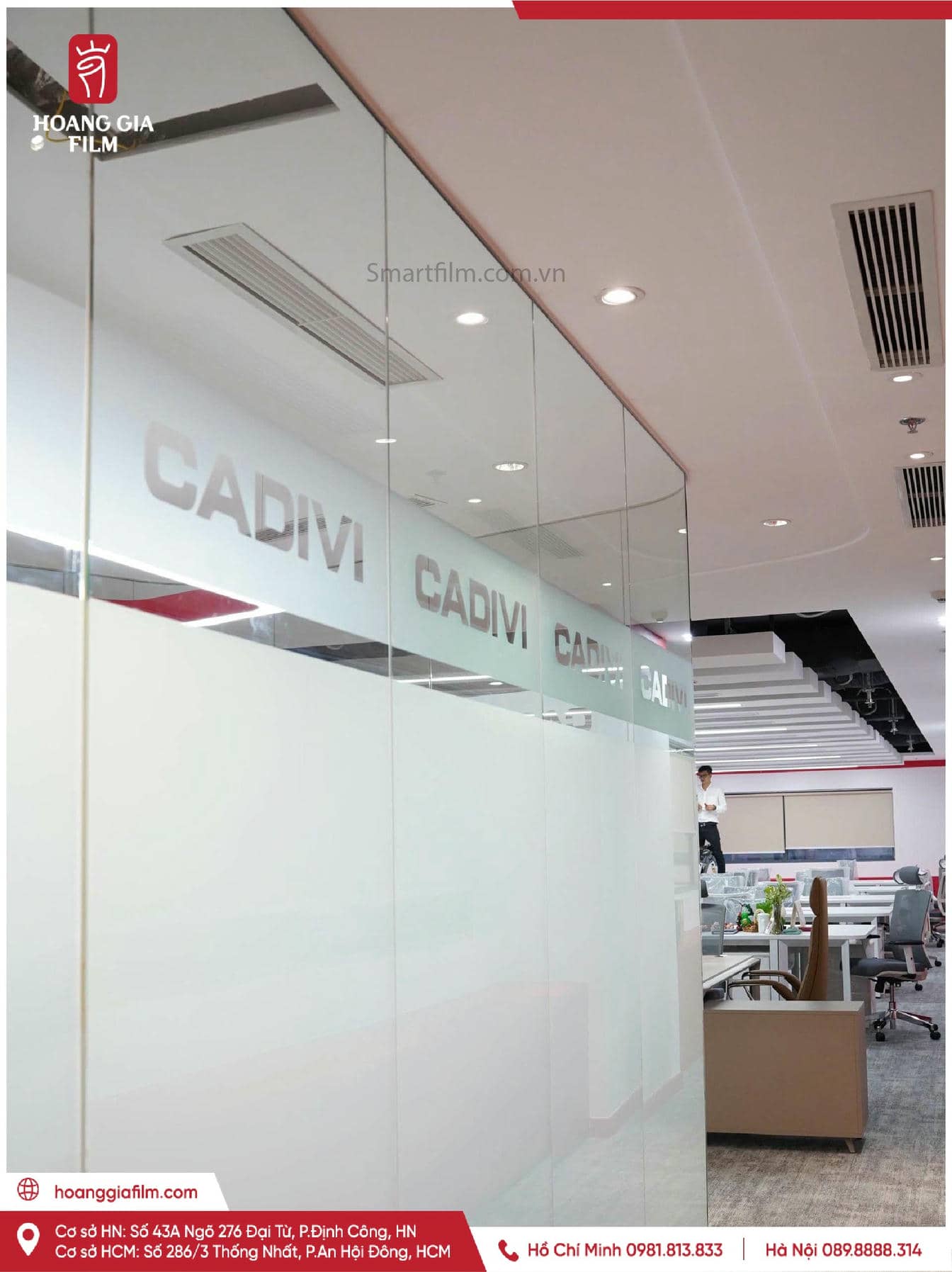 Smart Film tại Văn phòng CADIVI Q1