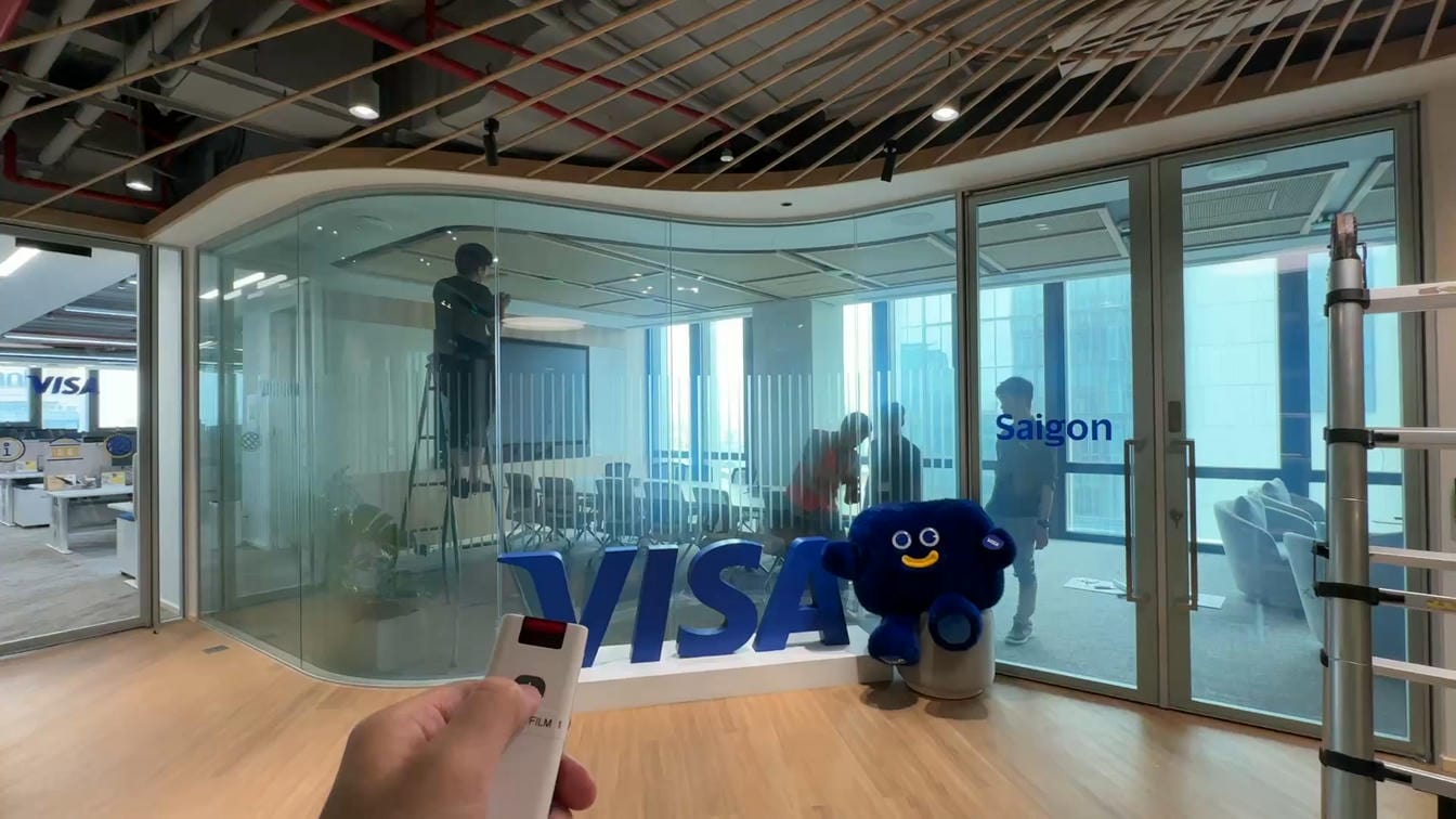 Phim điện cho văn phòng và phòng họp VISA